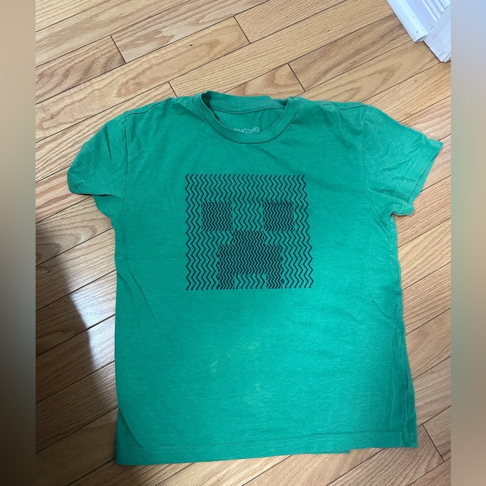 Minecraft green short sleeve cotton shirt